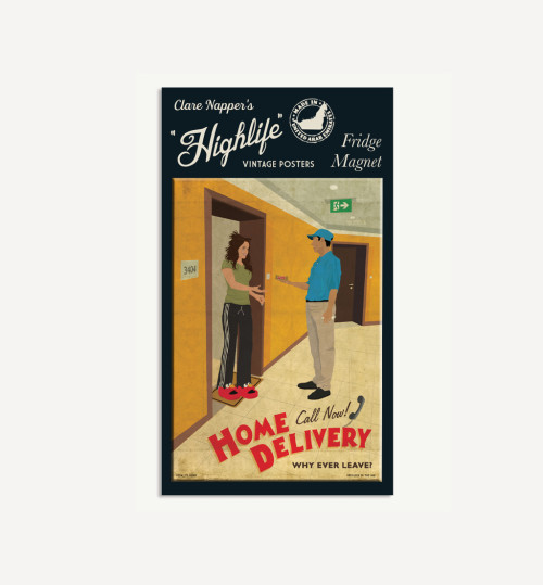 Fridge Magnet – ‘Home Delivery’